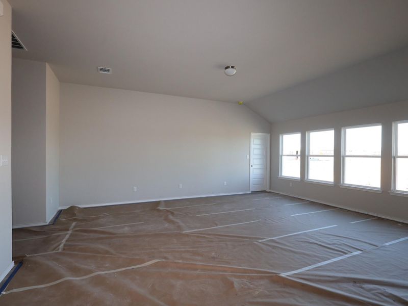 In-progress construction of a new home in Carillon, Manor, TX (Image 9).