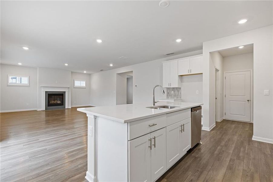 Furnished interior view inside a new home in , Braselton (Image 16).