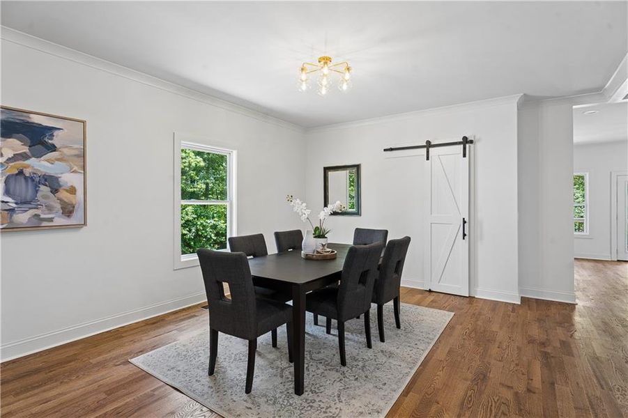 Furnished interior view inside a new home in , Decatur (Image 6).