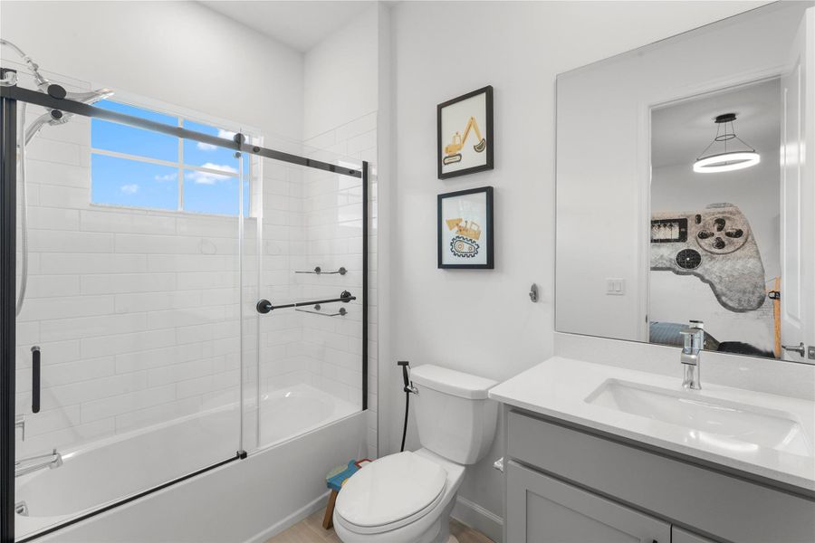 Furnished interior view inside a new home in Arden: The Waterford Collection, Loxahatchee (Image 9).