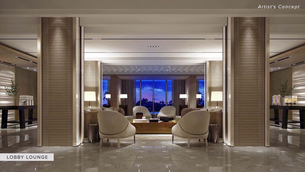 Lobby Lounge facing Intracoastal. Lobby Lounge facing Intracoastal.