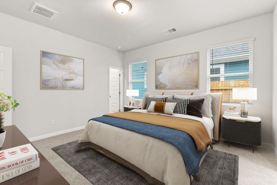 Primary Bedroom - Virtually Staged