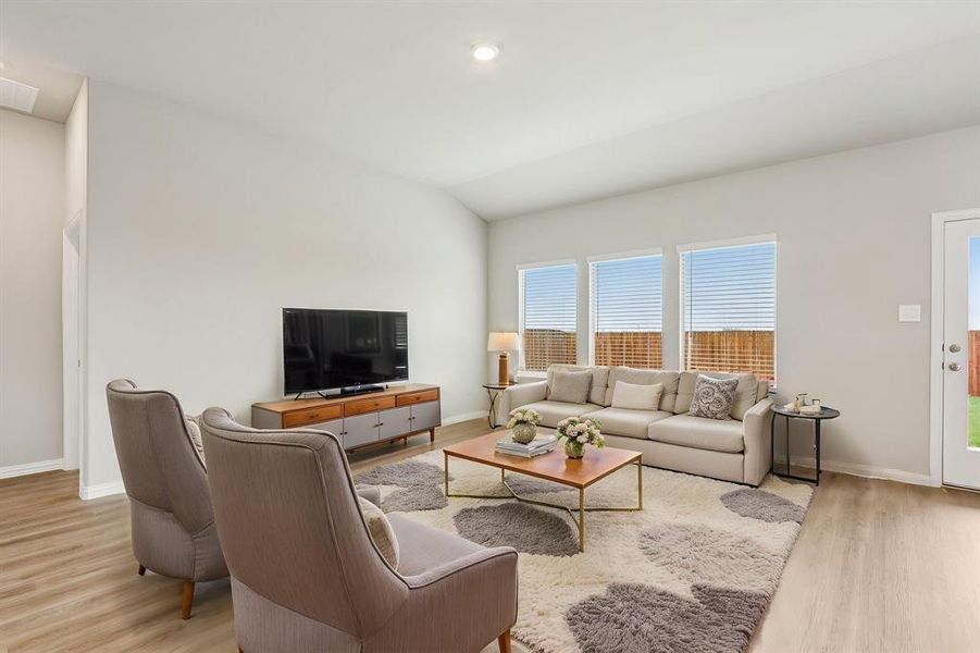 Furnished interior view inside a new home in River Ridge, Crandall (Image 6).