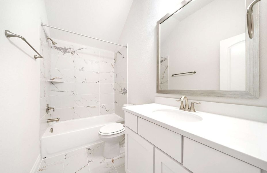 Representative furnished interior of a home built from the 3326AU by Ravenna Homes in Audubon 60′, Magnolia (Image 17).