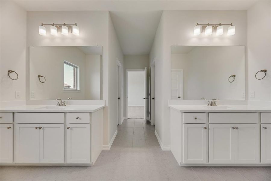 Furnished interior view inside a new home in Valencia On The Lake, Little Elm (Image 10).