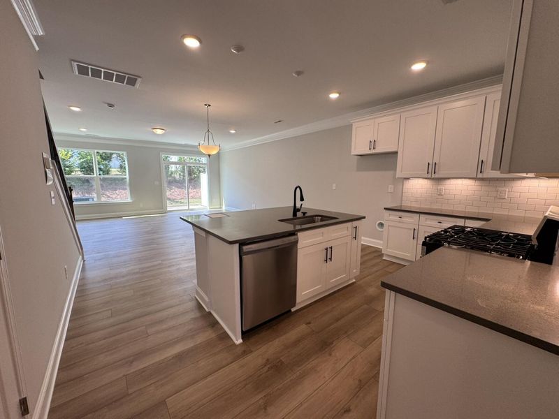 Furnished interior view inside a new home in Harrisburg Village Townhomes, Harrisburg (Image 4). Furnished interior view inside a new home in Harrisburg Village Townhomes, Harrisburg (Image 4).