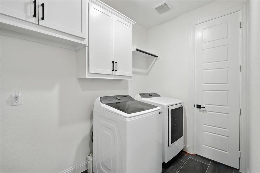 Downstairs utility room.
