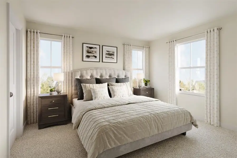 Representative furnished interior of a home built from the Parker by Ryan Homes in Colonial Village, Edenton (Image 4).