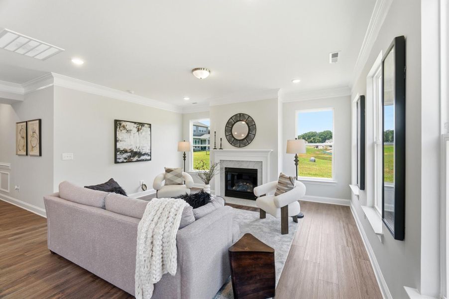 Furnished interior view inside a new home in Chasewood, Mint Hill (Image 20).