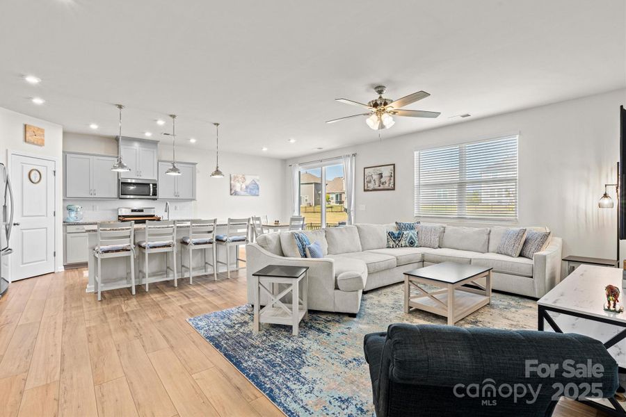 Furnished interior view inside a new home in Waxhaw Landing, Monroe (Image 11).