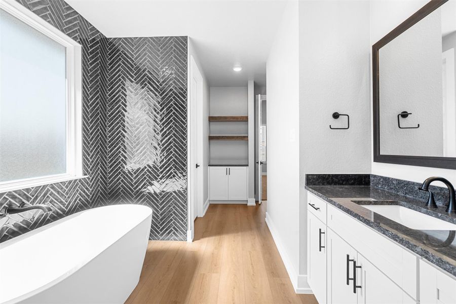 Furnished interior view inside a new home in , Nolanville (Image 10).