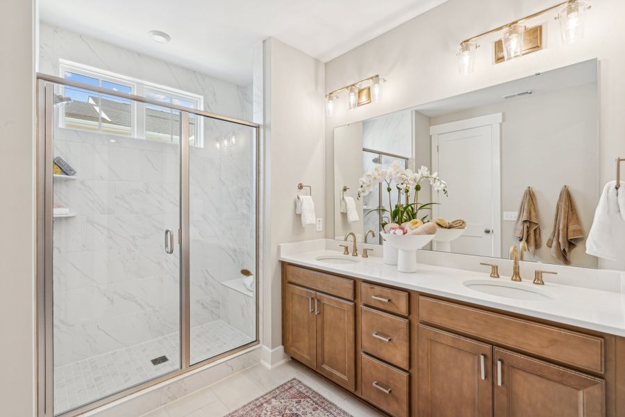 Representative furnished interior of a home built from the Wilson by Tri Pointe Homes in Holding Village, Wake Forest (Image 11).