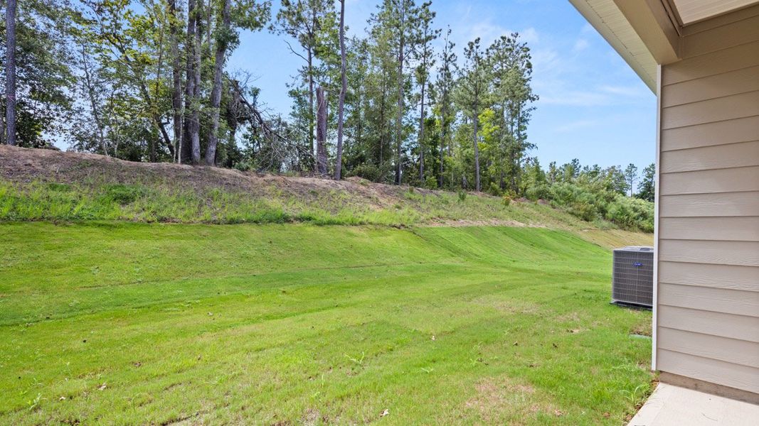 Exterior details and patio area of a home in Captain's Corner, Grovetown (Image 3).