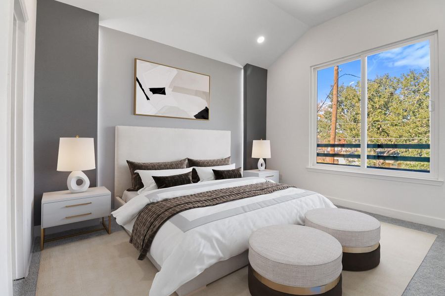 Furnished interior view inside a new home in , Houston (Image 6).