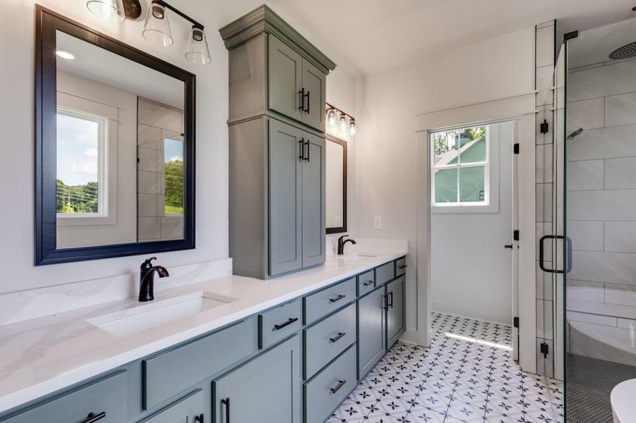 Furnished interior view inside a new home in , Dallas (Image 8).