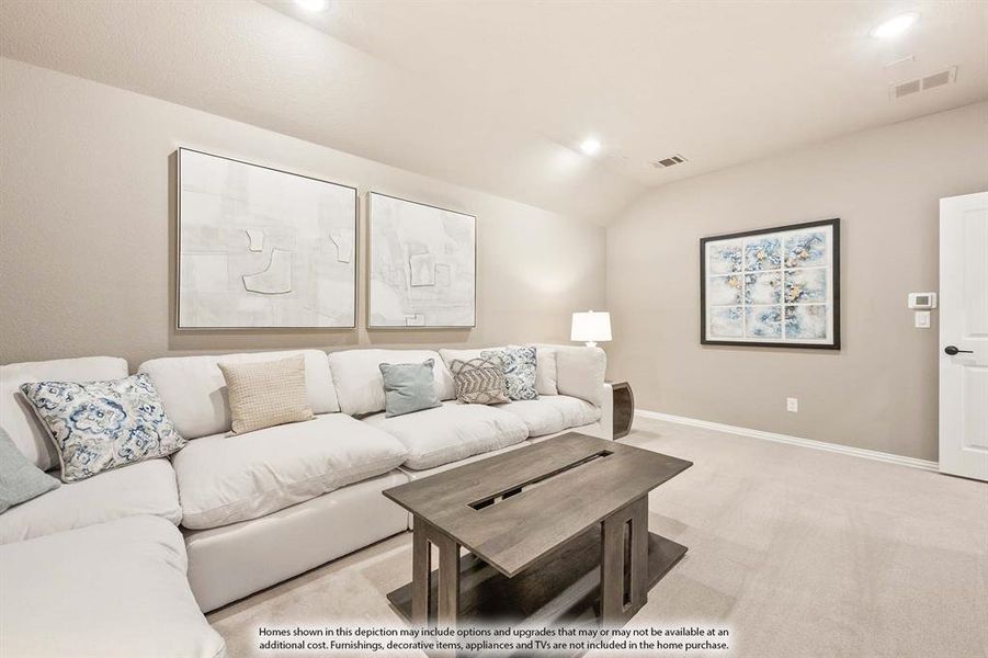 Furnished interior view inside a new home in West Crossing, Anna (Image 27).