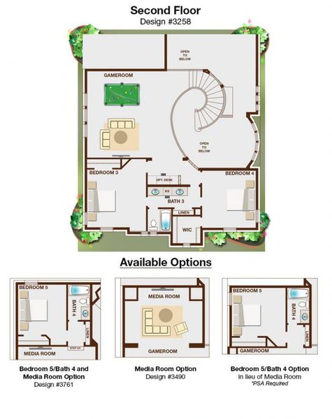 2D floor plan layout of this home in Grand Braniff Park, Irving, TX (Image 3).