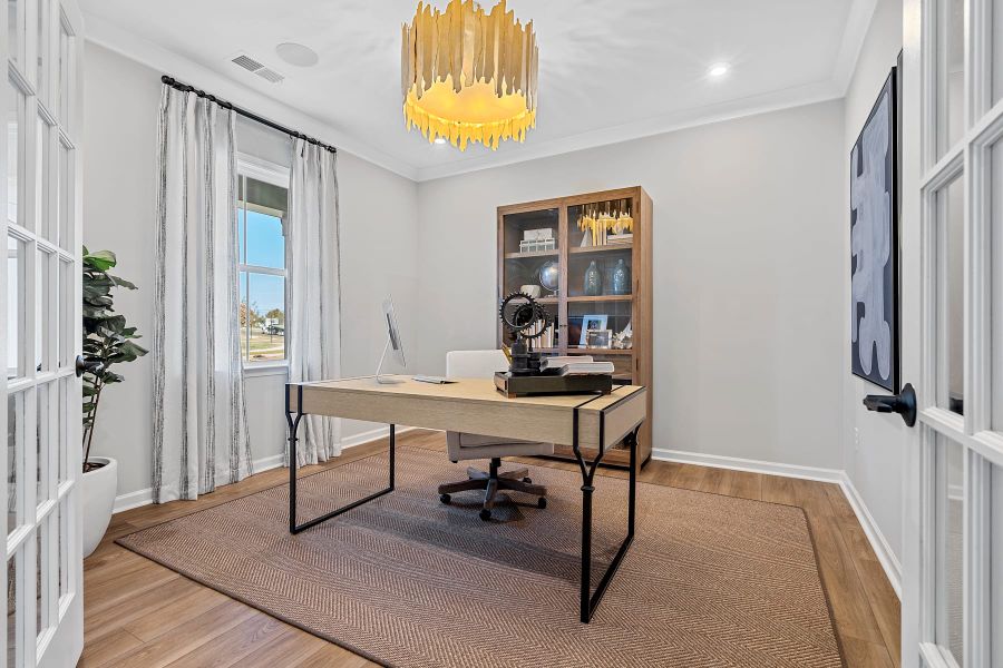 Representative furnished interior of a home built from the Woodwright by Tri Pointe Homes in Alton Creek, Mint Hill (Image 8).