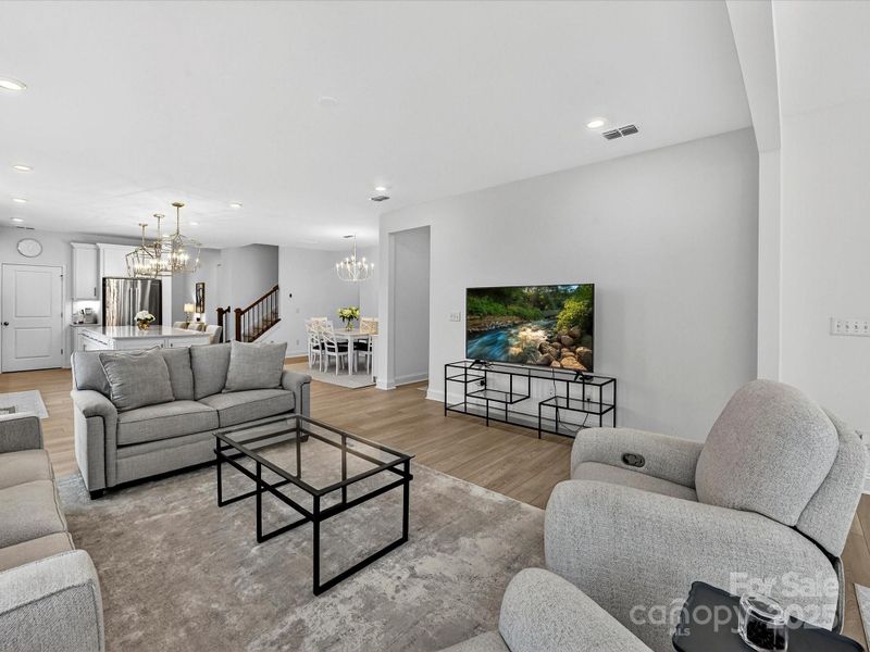 Furnished interior view inside a new home in Kinsdale, Lancaster (Image 26).