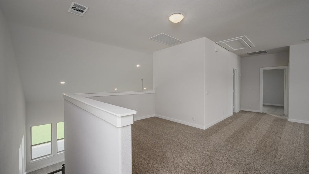 Representative unfurnished interior of a home built from the Seabrook by Stonehollow Homes in Anderson Crossing, Trenton (Image 24). Representative unfurnished interior of a home built from the Seabrook by Stonehollow Homes in Anderson Crossing, Trenton (Image 24).