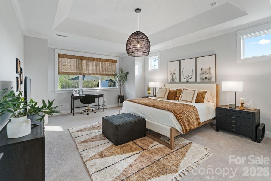 Furnished interior view inside a new home in Amara Chase, Huntersville (Image 37).