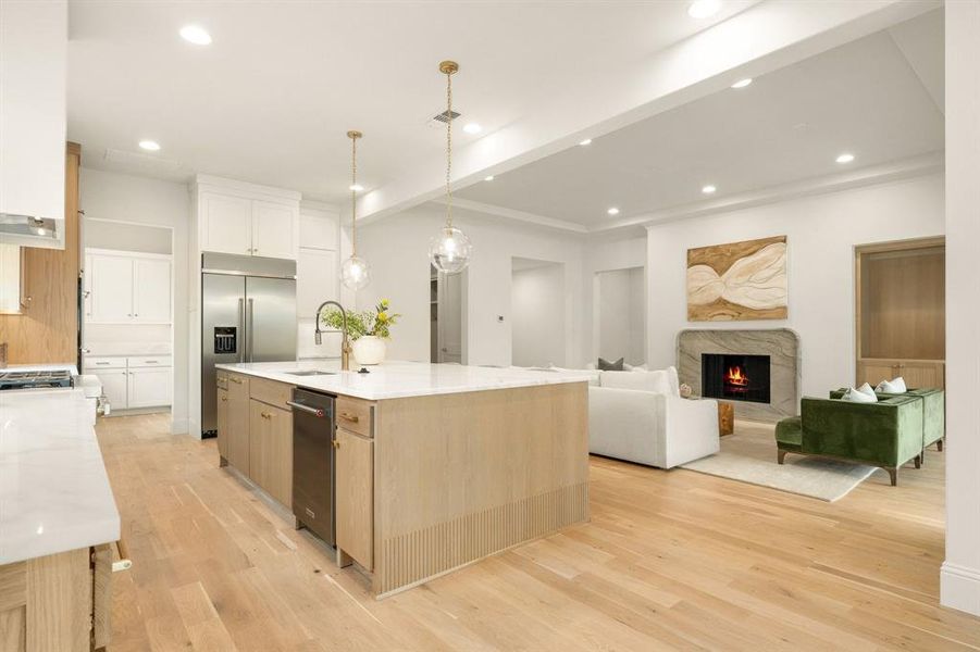 Furnished interior view inside a new home in , Dallas (Image 30).