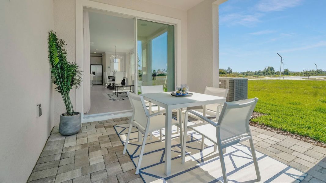 Furnished interior view inside a new home in Lagoon Residences at Epperson, Wesley Chapel (Image 13).