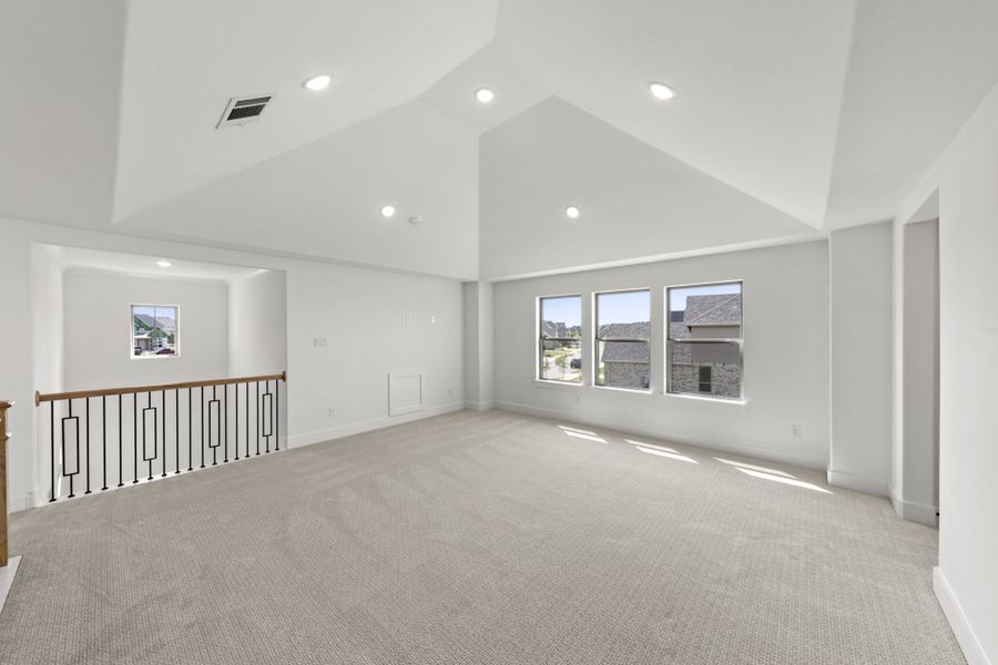 Representative unfurnished interior of a home built from the 5042 by Tradition Homes in Lakewood at Brookhollow – 60′ Lots, Prosper (Image 28).