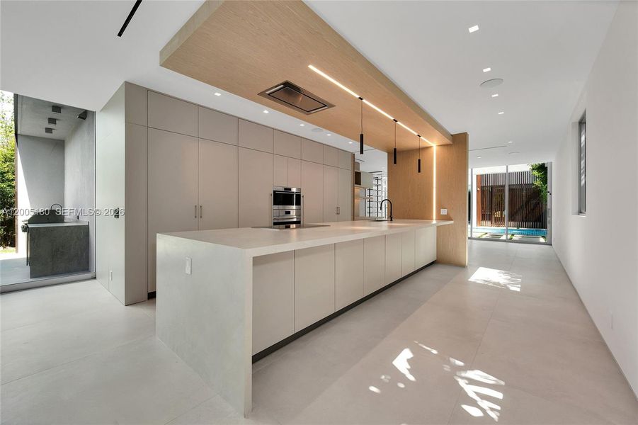 Furnished interior view inside a new home in , Miami (Image 11).