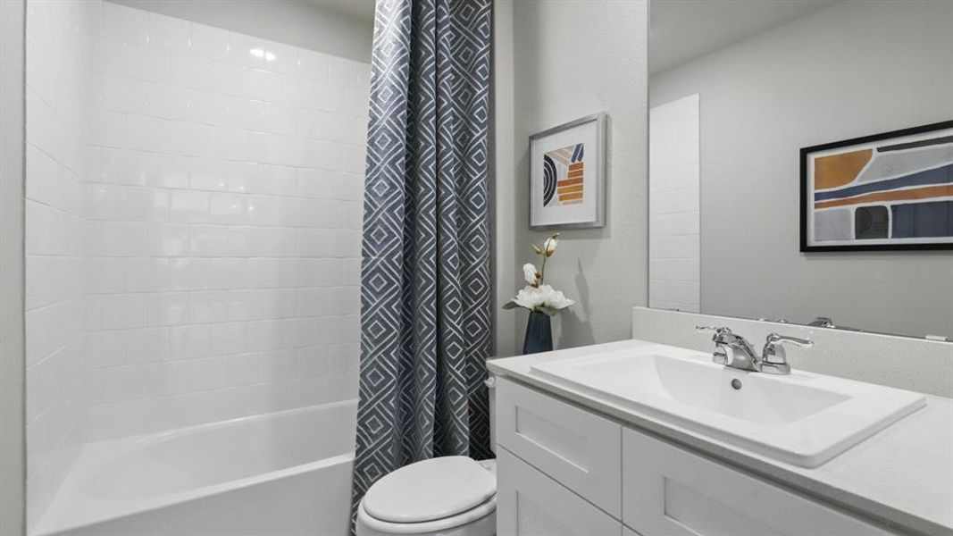 Furnished interior view inside a new home in Lonestar at Liberty Trails, Fort Worth (Image 6).