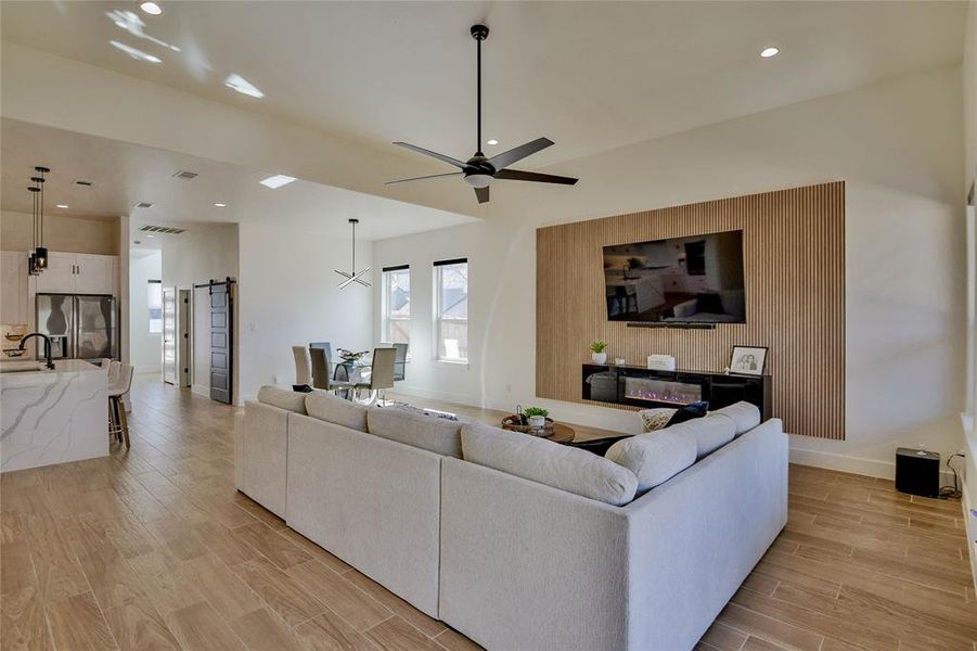 Furnished interior view inside a new home in , Granbury (Image 5).