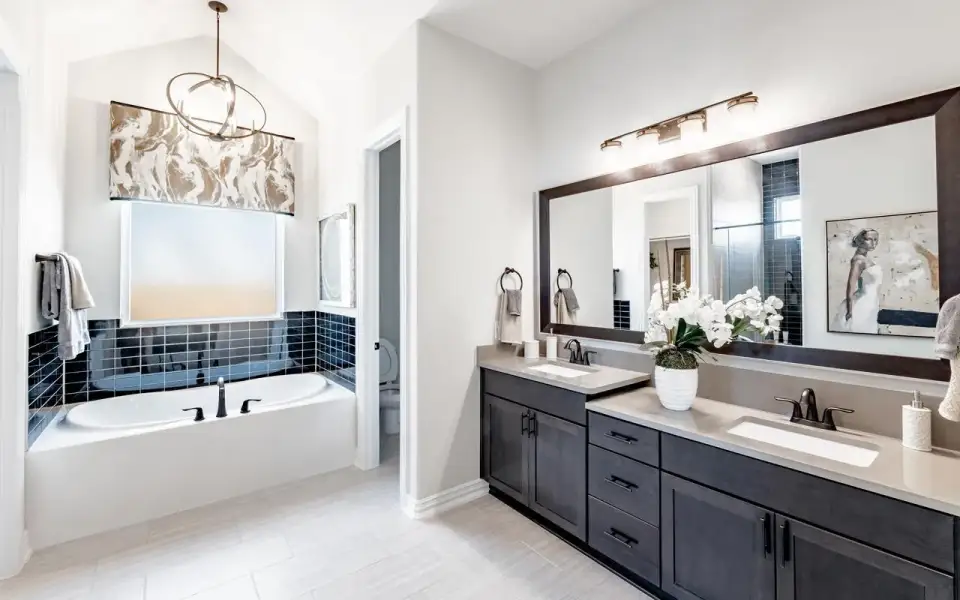 Furnished interior view inside a new home in High Park Hill, Arrington (Image 23).
