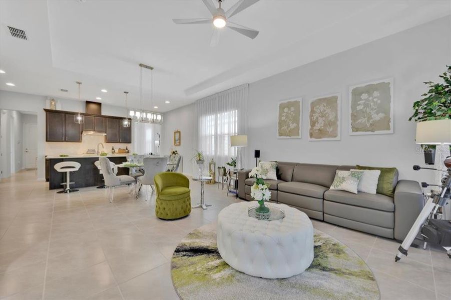 Furnished interior view inside a new home in , Kissimmee (Image 12).