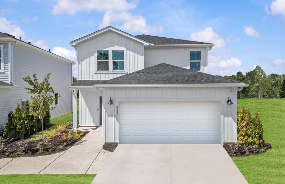 Representative exterior photo of a completed home built from the Raven by Centex in Baxley Park, Jonesboro, GA (Image 2). Representative exterior photo of a completed home built from the Raven by Centex in Baxley Park, Jonesboro, GA (Image 2).
