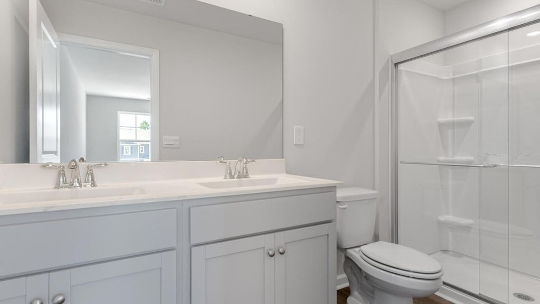 Furnished interior view inside a new home in The Landing at Sidbury Station, Castle Hayne (Image 12).