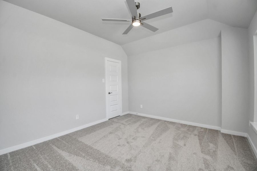 Secondary bedroom features plush carpeting, large windows that let in plenty of natural light, bright paint, and spacious closets. Secondary bedroom features plush carpeting, large windows that let in plenty of natural light, bright paint, and spacious closets.