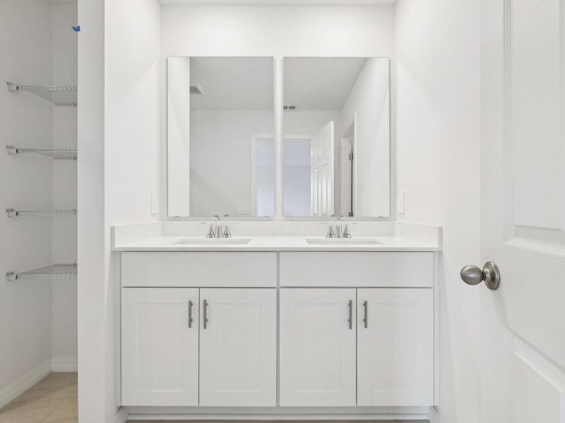 Furnished interior view inside a new home in The Meadow at Crossprairie Townes, St. Cloud (Image 5). Furnished interior view inside a new home in The Meadow at Crossprairie Townes, St. Cloud (Image 5).