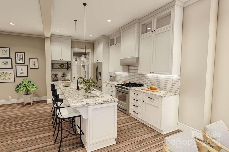 Furnished interior view inside a new home in , Lenoir (Image 5).