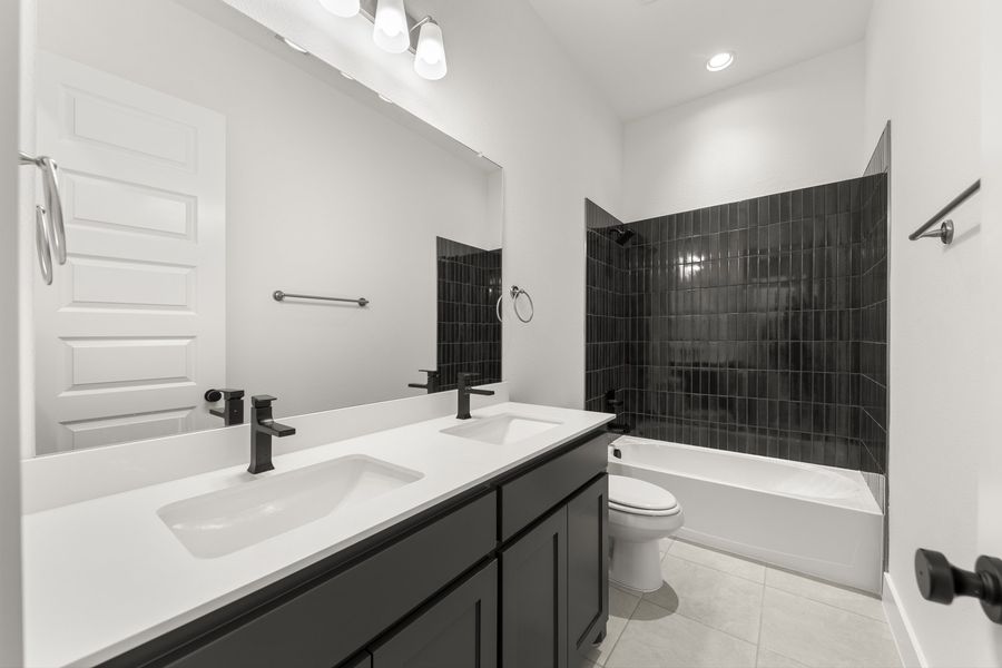 Furnished interior view inside a new home in Providence Cove, McKinney (Image 14).