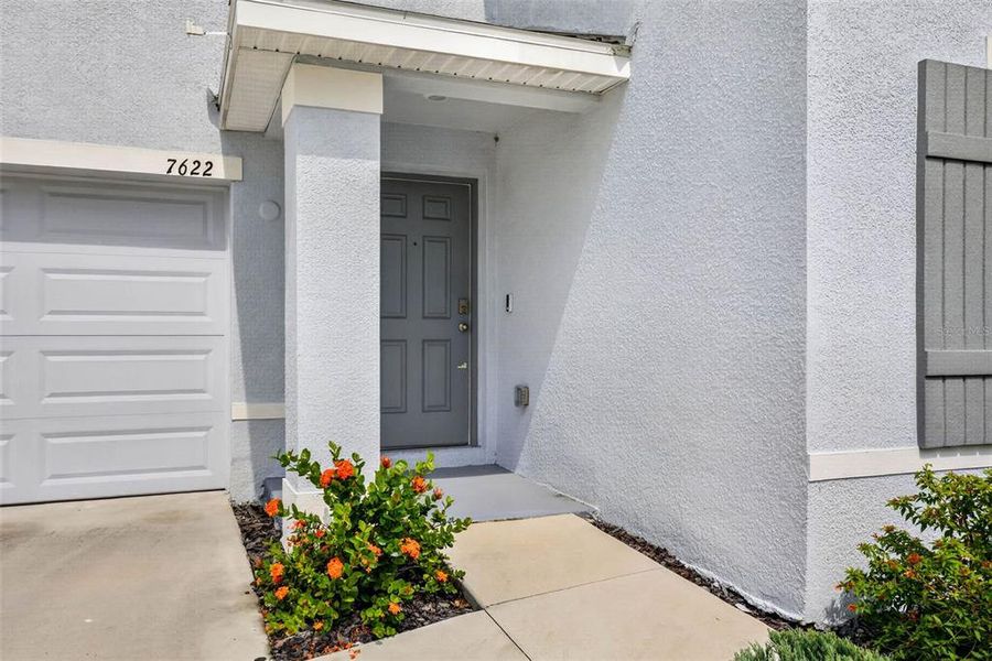 Exterior details and patio area of a home in , Tampa (Image 29).