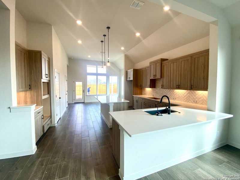 Furnished interior view inside a new home in Stream Waters, Seguin (Image 9).
