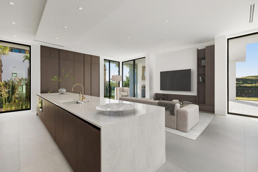 Furnished interior view inside a new home in , Palm Beach Gardens (Image 7).