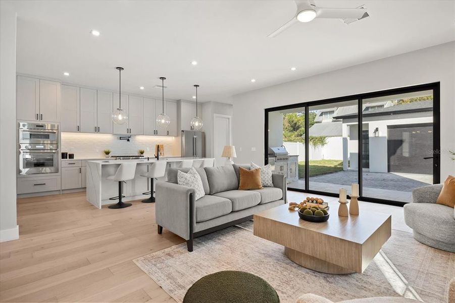 Furnished interior view inside a new home in , Orlando (Image 14). Furnished interior view inside a new home in , Orlando (Image 14).