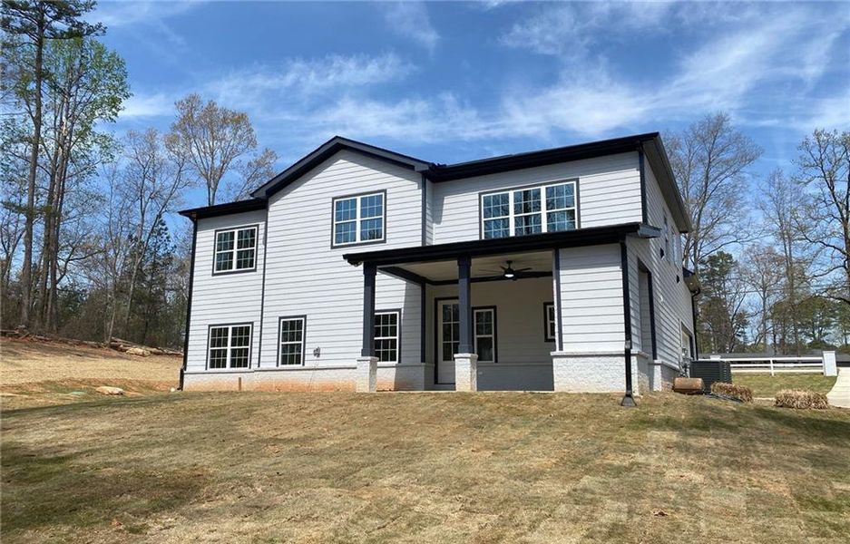 Exterior details and patio area of a home in , Snellville (Image 37).