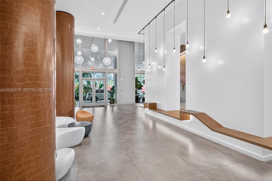Furnished interior view inside a new home in , Miami (Image 6).