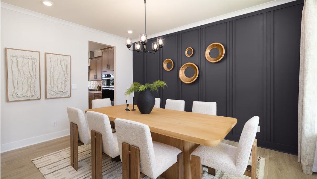 Furnished interior view inside a new home in Westport, York (Image 12).