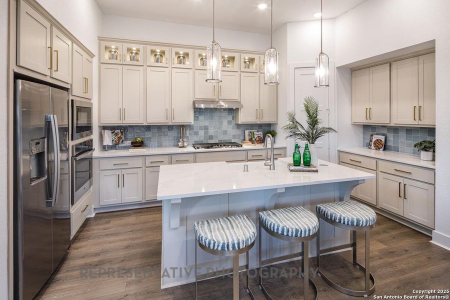 Furnished interior view inside a new home in Prominence, San Antonio (Image 8).