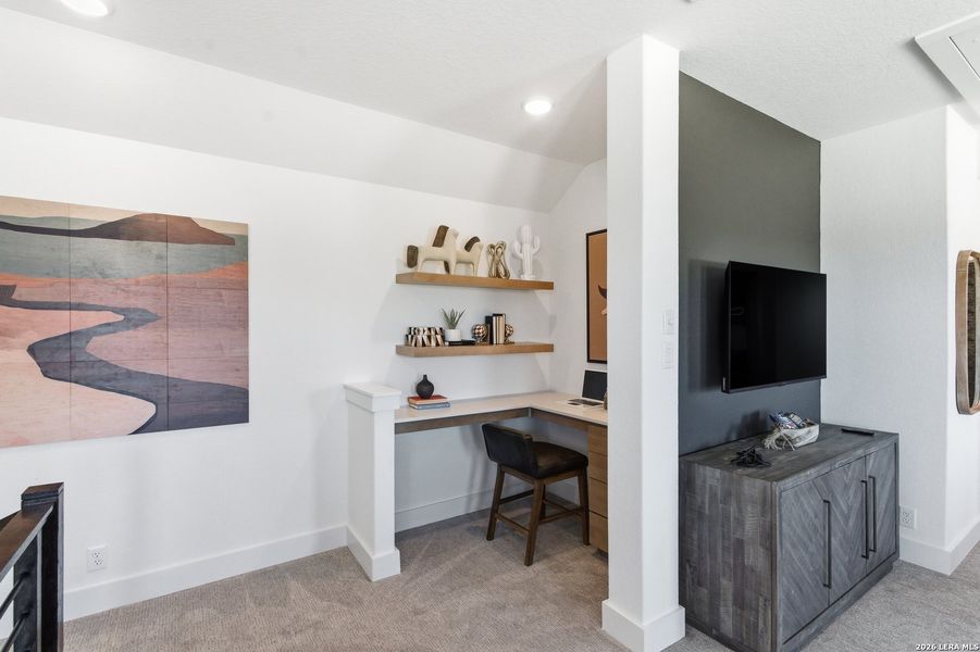 Furnished interior view inside a new home in Prominence, San Antonio (Image 27).