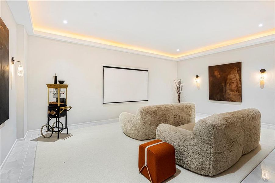 Furnished interior view inside a new home in , Marietta (Image 45).