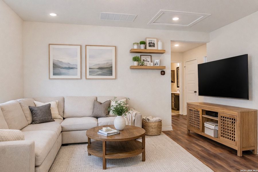 Furnished interior view inside a new home in , New Braunfels (Image 4).